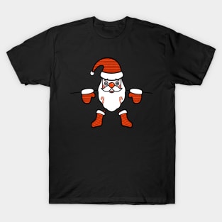 Santa Clause New Year Christmas Art T-Shirt